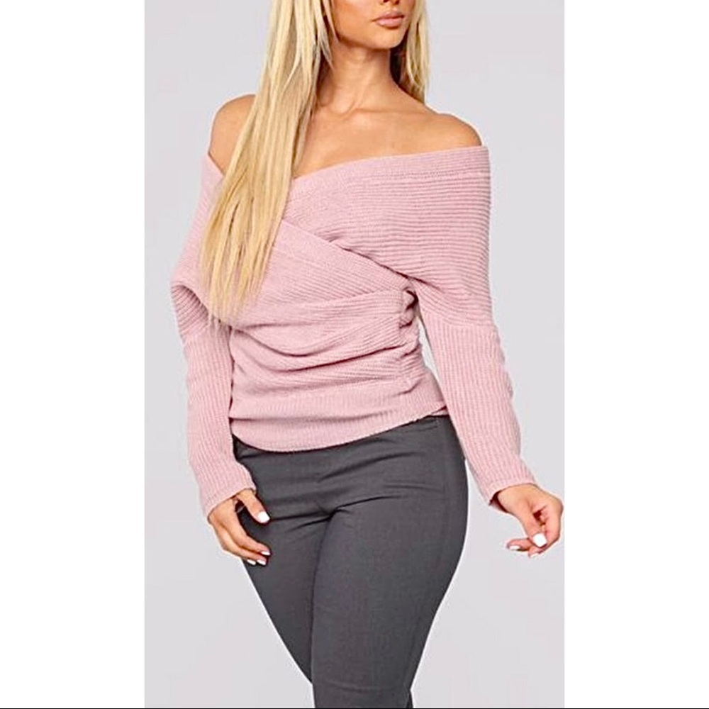 Fashion Nova Off The Shoulder Sweater